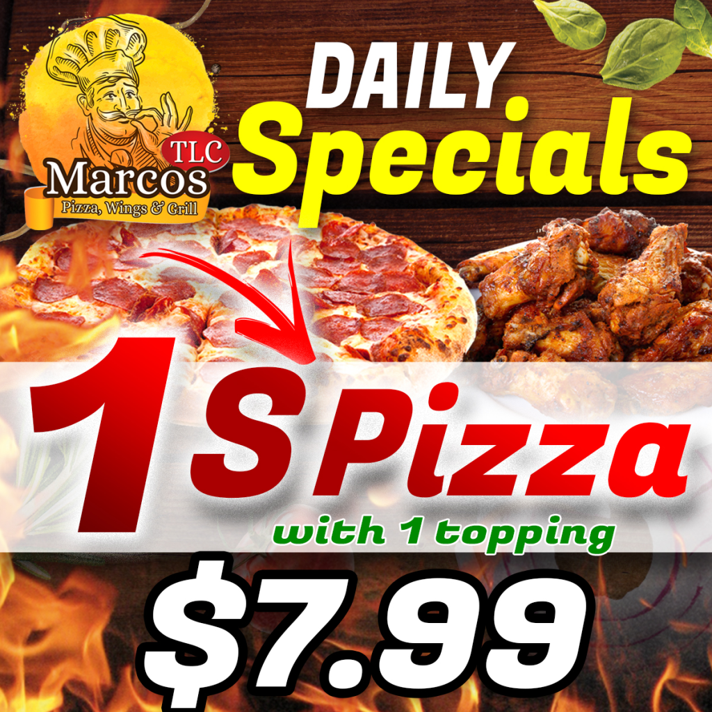 TLC Marcos Pizza, Wings & Grill – Pizza, Wings & Grill